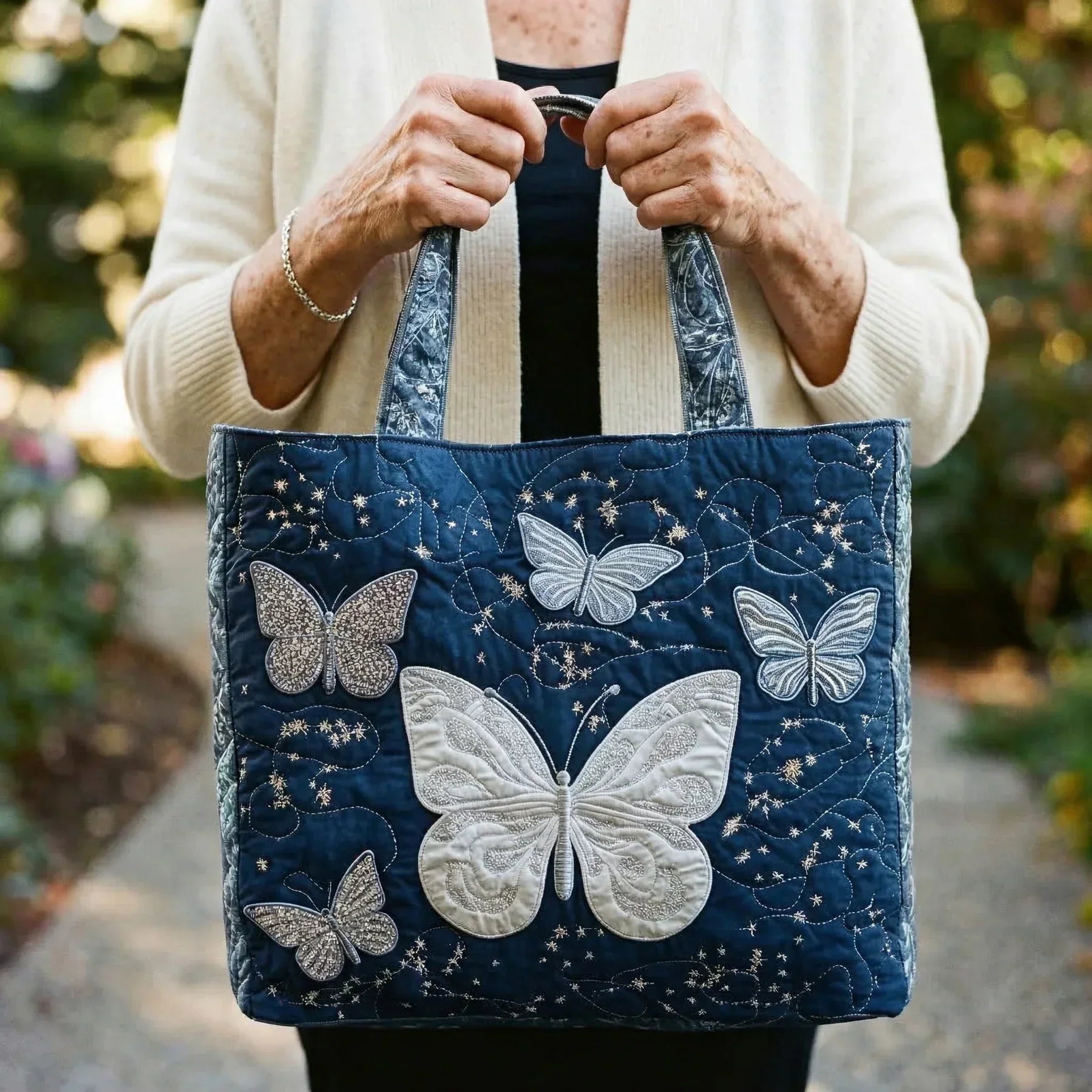 Artisan Silver Butterfly Bag