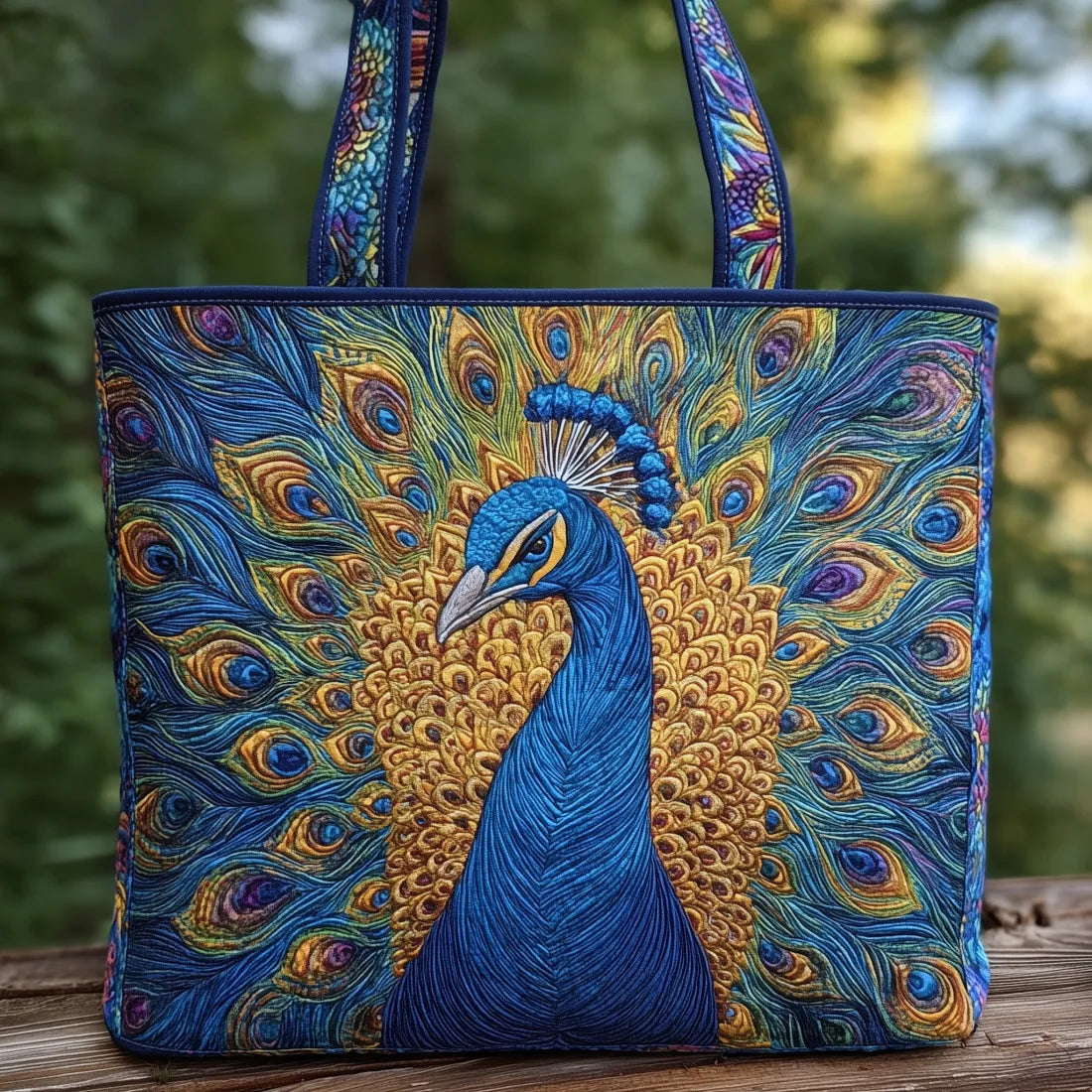 Real Peacock Artisanal Bag